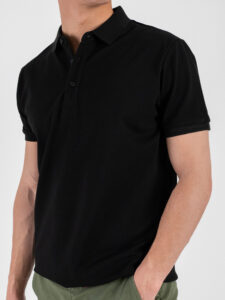 GIANNI LUPO Polo basica in tinta unita GL2153F Black (5)