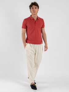 GIANNI LUPO Polo basica in tinta unita GL2153F Rosso India (2)