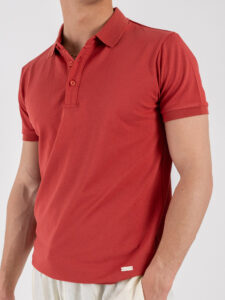 GIANNI LUPO Polo basica in tinta unita GL2153F Rosso India (5)