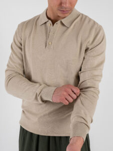GIANNI LUPO Polo leggera in viscosa GL33762 Beige (3)