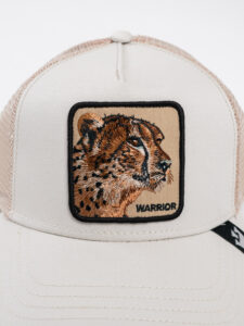 GOORIN BROS Cappellino beige con patch stampa WARRIOR (1)