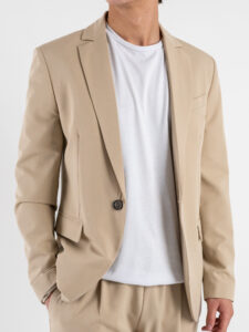 IMPERIAL Giacca monopetto da abito JZ0KJBQ Beige (5)