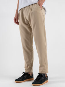 IMPERIAL Pantalone da abito con gamba morbida e coulisse in vita PC8QJBQ Beige (2)