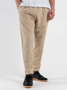 IMPERIAL Pantalone da abito con gamba morbida e coulisse in vita PC8QJBQ Beige (3)