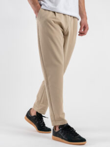 IMPERIAL Pantalone da abito con gamba morbida e coulisse in vita PC8QJBQ Beige (4)