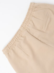 IMPERIAL Pantalone da abito con gamba morbida e coulisse in vita PC8QJBQ Beige (8)