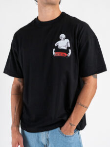 INDEPENDENT REPUBLIC T-shirt boxy fit con stampa LIGHT MY FIRE Nero (5)