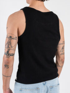 ONLY&SONS Canotta in cotone a costine TANNER 22030217 Black (1)
