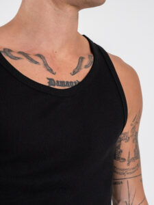 ONLY&SONS Canotta in cotone a costine TANNER 22030217 Black (5)