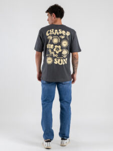 ONLY&SONS T-shirt over con stampa chase fronteretro TRISTAN 22035827 Grey Pinstripe (3)