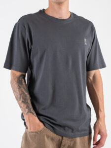 ONLY&SONS T-shirt over con stampa mount fronteretro TRISTAN 22035827 Grey Pinstripe (2)