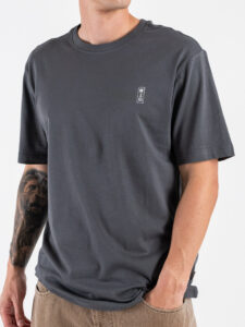ONLY&SONS T-shirt over con stampa mount fronteretro TRISTAN 22035827 Grey Pinstripe (3)