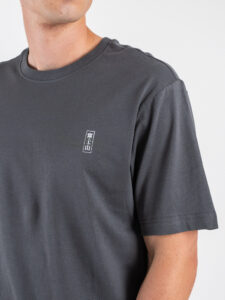 ONLY&SONS T-shirt over con stampa mount fronteretro TRISTAN 22035827 Grey Pinstripe (4)