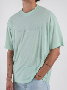 ONLY&SONS T-shirt over con stampa sul retro a rovescio LEON 22033666 Birds Egg Green (1)