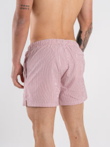 SEINSE Costume a righe BM100SS RossoBianco (1)