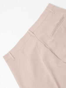 Abito regular leggero in poliviscosa con Giacca un bottone + Pantalone cropped TKN028 Cammello (10)