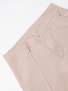 Abito regular leggero in poliviscosa con Giacca un bottone + Pantalone cropped TKN028 Cammello (11)