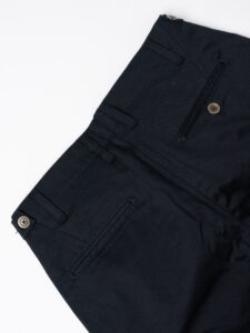 BERNA Pantalone tasconato a palazzo 251012 Nero (1)