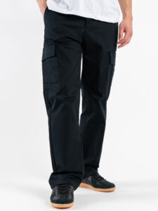 BERNA Pantalone tasconato a palazzo 251012 Nero (4)