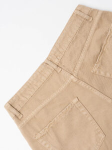 Bermuda in jeans baggy BULL Beige (2)