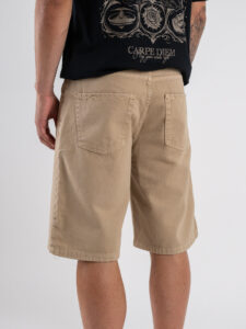 Bermuda in jeans baggy BULL Beige (3)