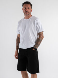 Bermuda in jeans baggy BULL Black (2)
