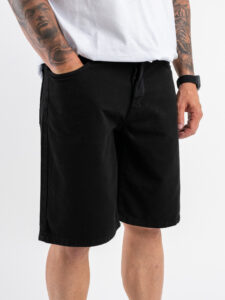 Bermuda in jeans baggy BULL Black (3)
