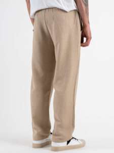 Coordinato leggero con pantalone cropped+giacca doppiopetto SN666 Beige (10)
