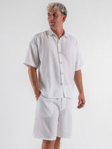 Coordinato regular con Camicia MM+Bermuda JAM Bianco (2)
