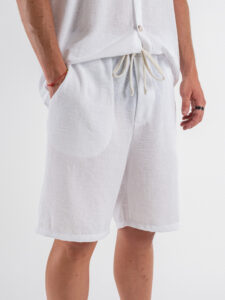 Coordinato regular con Camicia MM+Bermuda JAM Bianco (7)