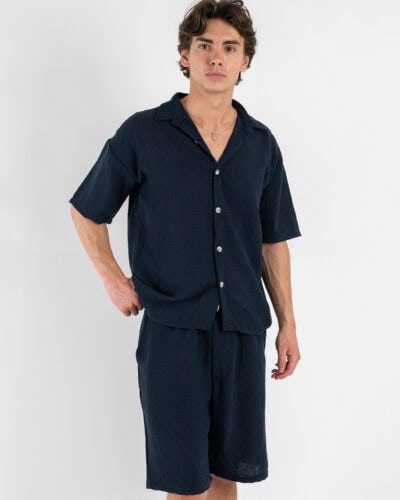 Coordinato regular con Camicia MMBermuda JAM Blu 2 Nuovi Arrivi