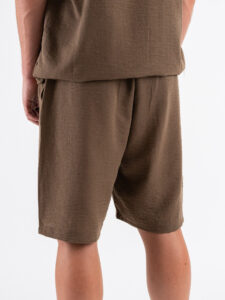 Coordinato regular con Camicia MM+Bermuda JAM Marrone (1)