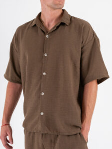 Coordinato regular con Camicia MM+Bermuda JAM Marrone (5)