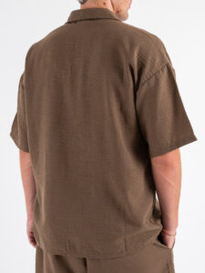 Coordinato regular con Camicia MM+Bermuda JAM Marrone (6)