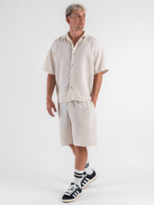 Coordinato regular con Camicia MM+Bermuda JAM Panna (1)