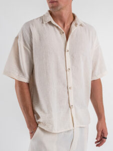 Coordinato regular con Camicia MM+Bermuda JAM Panna (4)