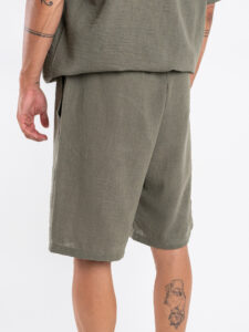 Coordinato regular con Camicia MM+Bermuda JAM Verde Militare (1)