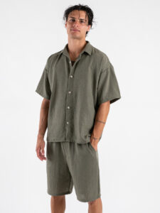 Coordinato regular con Camicia MM+Bermuda JAM Verde Militare (2)