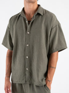Coordinato regular con Camicia MM+Bermuda JAM Verde Militare (3)