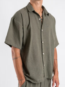 Coordinato regular con Camicia MM+Bermuda JAM Verde Militare (5)