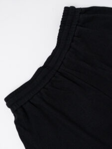 Coordinato regular con t-shirt +bermuda lavorato L815120 Black (8)