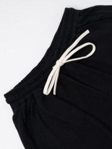 Coordinato regular con t-shirt +bermuda lavorato L815120 Black (9)