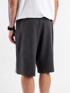 Coordinato regular con t-shirt +bermuda lavorato L815120 Dark Grey (3)
