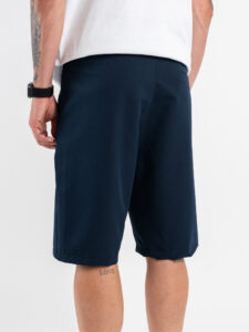 ESTASI Bermuda leggero con gamba larga ed elastico in vita YAMAL Blu (1)