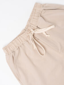 ESTASI Bermuda regular in poliviscosa morbido con coulisse in vita FODEN Beige (1)