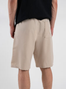 ESTASI Bermuda regular in poliviscosa morbido con coulisse in vita FODEN Beige (5)