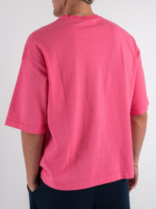 ESTASI T-shirt regular box fit TERRA Hot Pink (1)