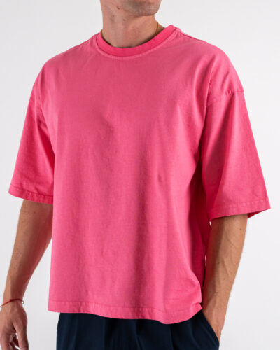 ESTASI T shirt regular box fit TERRA Hot Pink 3 Nuovi Arrivi