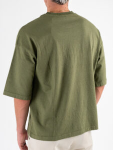 ESTASI T-shirt regular box fit TERRA Tundra (1)