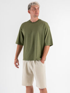 ESTASI T-shirt regular box fit TERRA Tundra (2)